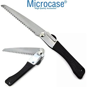 Microcase  Katlanabilir Portatif  Bahçe Ağaç Budama Kesme   Testeresi  210mm  Bağ Bıçağı-al4398