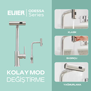 Spiralli Mutfak Evye Bataryası I Odessa Series I Inox I Çok Modlu
