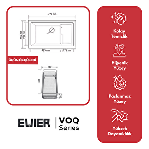 Granit Evye I Voq Series I Set I Black (si̇yah)