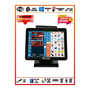 I3 Işlemci 4gb Ram 64 Gb Hafıza Dokunmatik Pos Bilgisayar