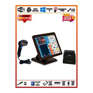 Ekonomik Set Barkod Sistemi | Çok Tercih Edilen Sistem | İ3 Işlemci, 4gb Ram 64gb Hafıza |