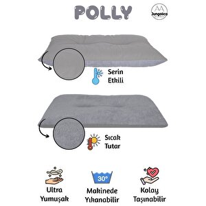 Polly, Çift Taraflı Kullanılabilen, Çok Amaçlı, Yıkanabilir Kedi Ve Köpek Yatağı Ve Yer Minderi