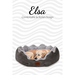 Elsa, Yüksek Kaliteli, Konforlu, Estetik Kedi Ve Köpek Yatağı