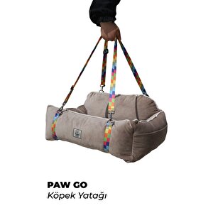 Pawgo, Premium Taşınabilir Kedi Ve Köpek Araba Koltuğu, Tasma Klipsli, Ayarlanabilir Kayışlı
