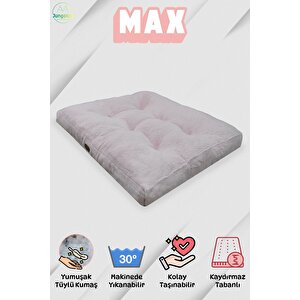 Max, Ultra Yumuşak, Kaydırmaz Tabanlı, Konforlu Kedi Ve Köpek Yatağı, Yer Minderi