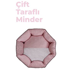 Princess, Çift Taraflı Minderli, Ultra Yumuşak, Kaydırmaz Tabanlı, Yıkanabilir Kedi Ve Köpek Yatağı