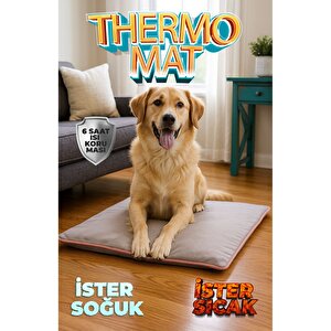 Thermo Mat 2’si 1 Arada Jel Dolgulu Yazın Soğuk, Kışın Sıcak Kullanılabilen Kedi Ve Köpek Matı