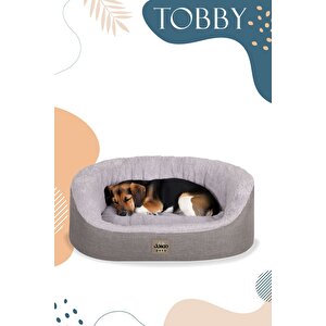 Tobby, Sakinleştirici Etkili, Çıkarılabilir Kılıflı, Konforlu, Kaliteli Kedi Ve Köpek Yatağı
