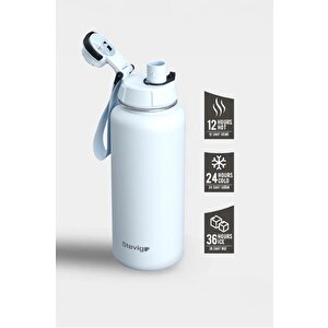 1 Hand Leak-proof Sızdırmaz Çelik Termos 1000 Ml Ice Melt St-216