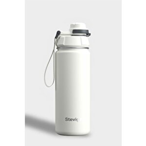 1 Hand Leak-proof Sızdırmaz Çelik Termos 500 Ml Star Whıte St-220