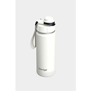1 Hand Leak-proof Sızdırmaz Çelik Termos 500 Ml Star Whıte St-220
