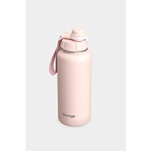 1 Hand Leak-proof Sızdırmaz Çelik Termos 1000 Ml Icy Pınk St-219