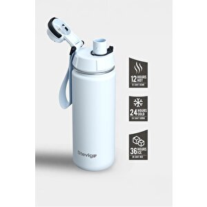 1 Hand Leak-proof Sızdırmaz Çelik Termos 500 Ml Ice Melt St-223