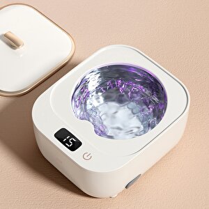 Mio Uv2c Ultrasonic Protez, Dişlik Ve Takma Diş Temizlik Cihazı Beyaz