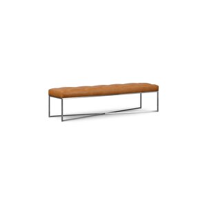 Loys Paslanmaz Metal Bench Dikdörtgen