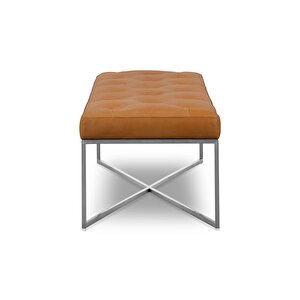 Loys Paslanmaz Metal Bench Dikdörtgen