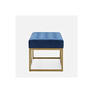 Camron Gold Metal Bench Mavi