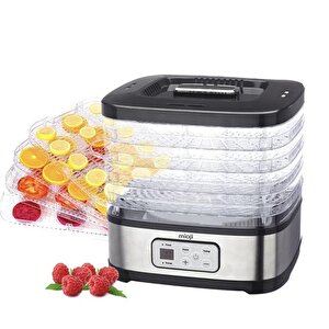 Mioji Mio Fd5 Ayarlanabilir Sıcaklıklı, 5 Raflı, Meyve, Sebze Ve Et Kurutma Makinesi