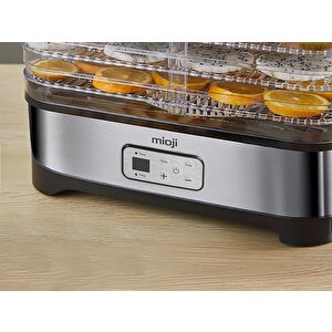 Mioji Mio Fd5 Ayarlanabilir Sıcaklıklı, 5 Raflı, Meyve, Sebze Ve Et Kurutma Makinesi