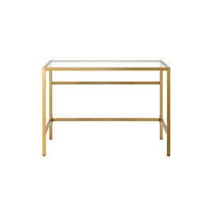 Ella Gold Metal Cam Çalışma Masası