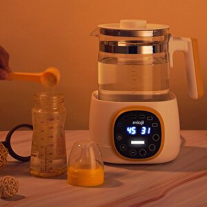 Mio K99 Çok Fonksiyonlu Isı Kontrolü Isı Sabitleme Led Ekranlı Elektrikli mama kettle