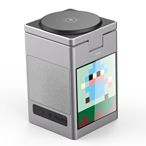 Mio Cube 5 Saatli Ve Bt Kablosuz Hoparlörlü 5in1 Telefon Tutucu - Gri