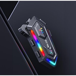 Mioji Mio 110 Rgb 1000mah Ipx6 Kask Intercom Motosiklet Bluetooth Kulaklık