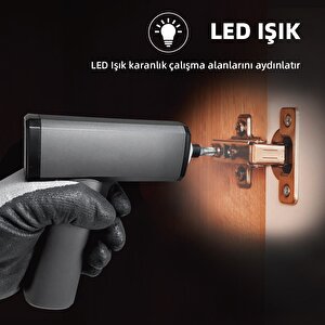 Mioji Mio Cs16 12 Parça 1500mah Şarjlı Vidalama Tornavida Seti