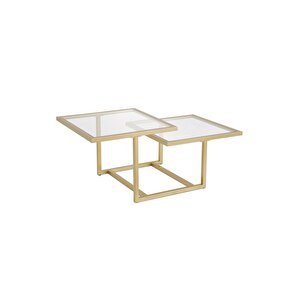 Chic Gold Metal Cam Orta Sehpa