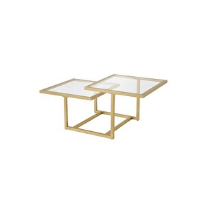 Chic Gold Metal Cam Orta Sehpa