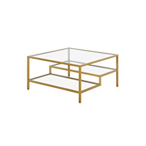 Nou Gold Metal Kare Orta Sehpa