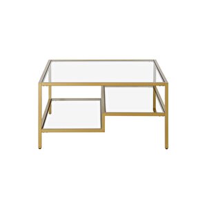 Nou Gold Metal Kare Orta Sehpa