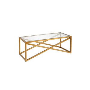 Do Gold Metal Cam Orta Sehpa