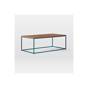 Stream Metal Orta Sehpa Pantone Ayak Ceviz Tabla