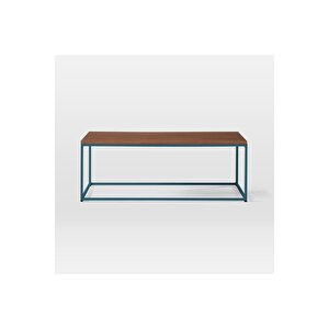 Stream Metal Orta Sehpa Pantone Ayak Ceviz Tabla