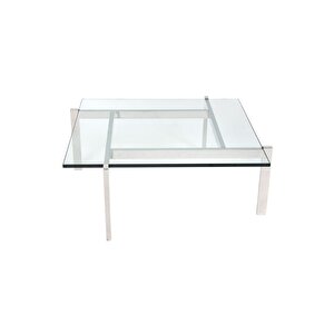 Ting Paslanmaz Metal Cam Orta Sehpa