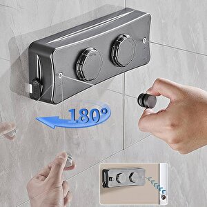Mio Ch5 Duo Portatif 40kg Dayanıklı Çek As Çamaşır Askılığı