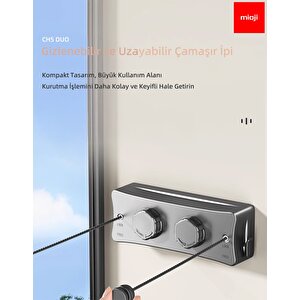 Mioji Mio Ch5 Duo Portatif 40kg Dayanıklı Çek As Çamaşır Askılığı