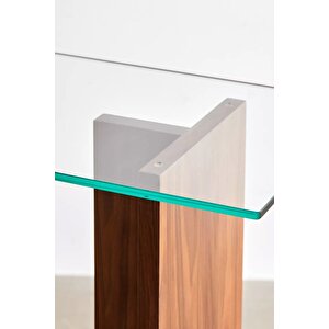 Aria Modern Ahşap Cam Dresuar Konsol