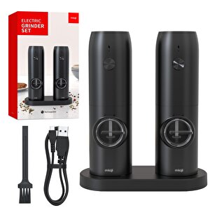 Mioji Mio Sg2 600mah Şarj Üniteli Işıklı Tuz Karabiber Değirmeni