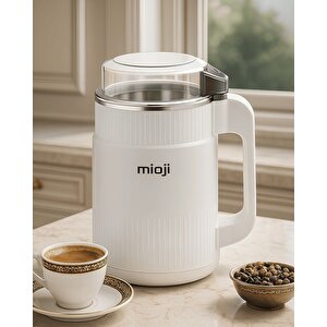 Mioji Mio Cg34 500w Paslanmaz Çelik Bıçak Kompakt Baharat Ve Kahve Öğütücü Beyaz