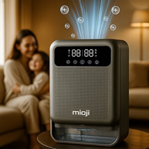Mio 30nec Pro 3.8 Litre Çift Göstergeli Nem Alma Ve İyon Hava Temizleme Cihazı - Silver