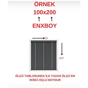 Stor Perde Antrasit Blackout (karartma) 100x260 cm