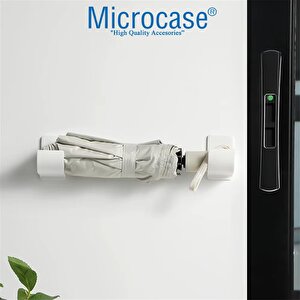 Microcase Sert Abs Plastik Çok Amaçlı Mutfak Çöp Poşeti Rulo Streç Aluminyum Folyo Tutucu Organizer Set 1 Adet - Al4989