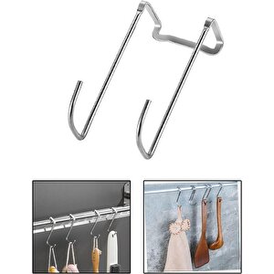Paslanmaz Çelik Metal Banyo Duşakabin Mutfak Vb Alanlar Için Askılık L Model -al4839  1 Adet