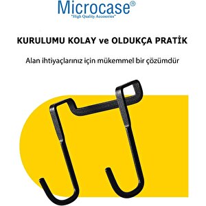 Microcase   Paslanmaz Çelik Metal Banyo Duşakabin Mutfak Vb Alanlar Için Askılık S Model -al4837  2 Adet