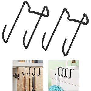 Paslanmaz Çelik Metal Banyo Duşakabin Mutfak Vb Alanlar Için Askılık L Model -al4839  2 Adet
