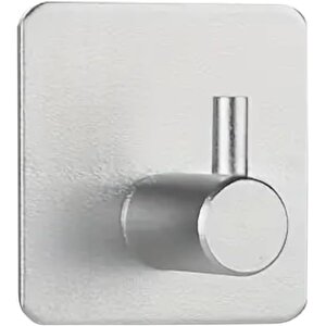 Yapışkanlı Metal Banyo Mutfak Eşya Havlu Vb. Ürün Askılığı Siyah  -al4619  1 Adet