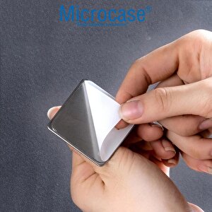 Microcase Yapışkanlı Metal Banyo Mutfak Eşya Havlu Vb. Ürün Askılığı Siyah  -al4619  1 Adet