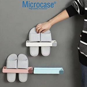 Microcase Yapışkanlı Terlik  Askılığı Çok Fonksiyonlu Portatif Terlik Havlu Rafı-al4932 2 Adet